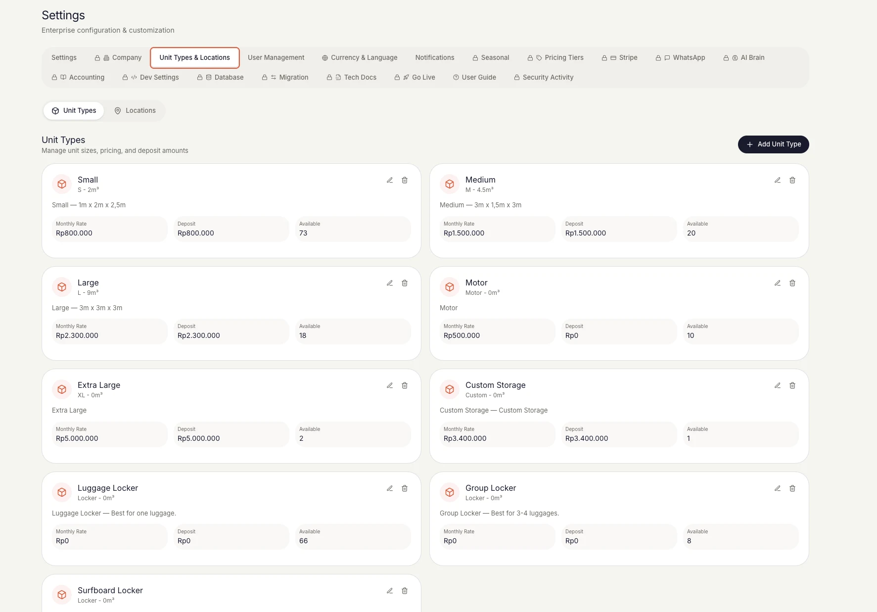 Smart Storage configuration system